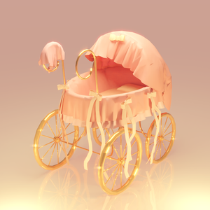 赤ちゃん ゆりかご baby cradle,bed/vrchat