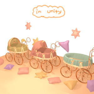赤ちゃん ゆりかご baby cradle,bed/vrchat 缩略图 4