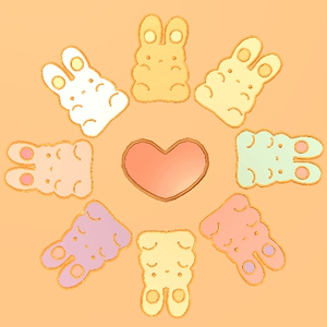cutie bunny set/うさぎピンSET 缩略图 5