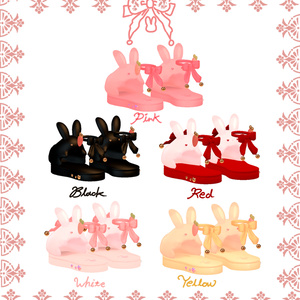 うさぎ choux shoes set /bunny doll,pin,ribbon