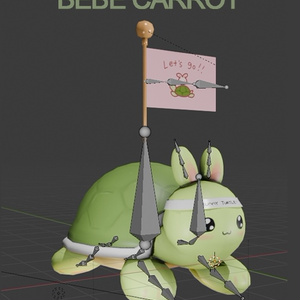 VRChat Bunny Turtle Doll 缩略图 6