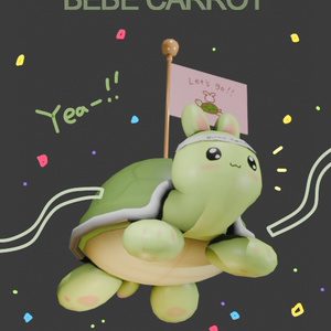 VRChat Bunny Turtle Doll 缩略图 4