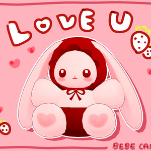 ぽぽ人形/ Bobo Doll / Bunny doll & bag/うさぎぬいぐるみ