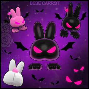 Devil Bunny 悪魔ウサギ ププ🦇  ハロウィン Halloween