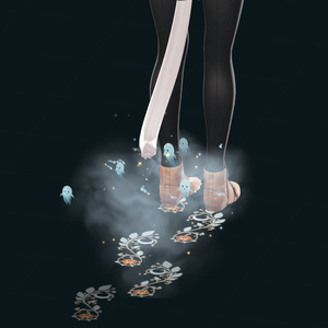 【ハロウィン／VRChat PC】Witch Trace｜魔女の足あと・おばけとコウモリ【しなの調整済】 缩略图 2
