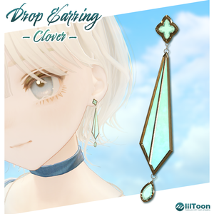 DropEarring -Clover-