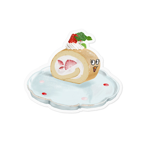 ロールケーキステッカー