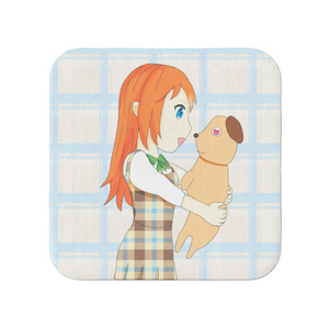 愛犬と一緒ミニタオル