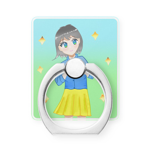 ポーズをとる女性