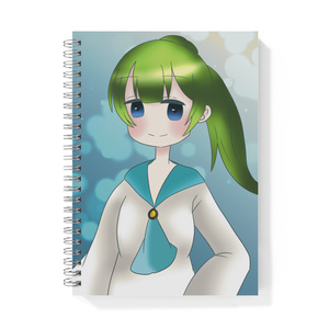 ポニーテール少女のリングノート