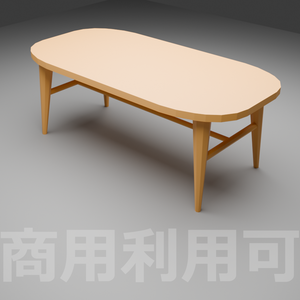 【3D】テーブルセット