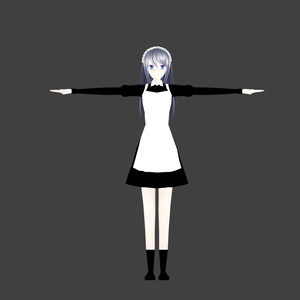 メイドちゃんイラスト