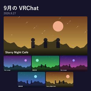 VRChat 写真アルバム＆まとめ画像メーカー｜日付・ワールド別に見返してSNS用の1枚に（非公式ツール）