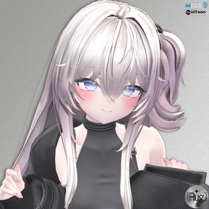 【26アバター対応】Whispers【VRC想定3Dヘアモデル】 缩略图 4