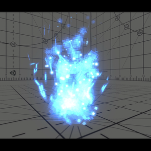 [Unity/VRChat] Pixel Fire Aura By Crizzhd