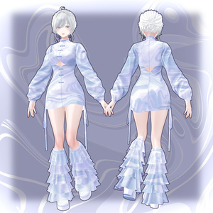 【森羅ちゃん対応】チャイナパンクファッション 缩略图 3