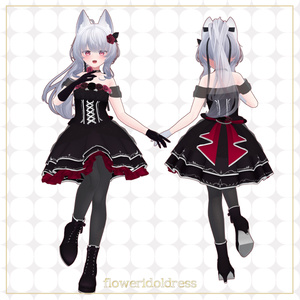 【11アバター+互換素体対応】FlowerIdolDress 缩略图 7