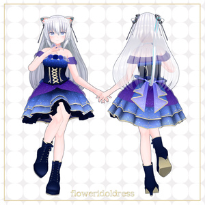 【11アバター+互換素体対応】FlowerIdolDress 缩略图 11