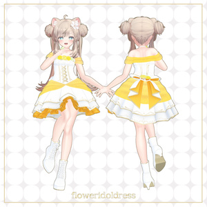 【11アバター+互換素体対応】FlowerIdolDress 缩略图 3