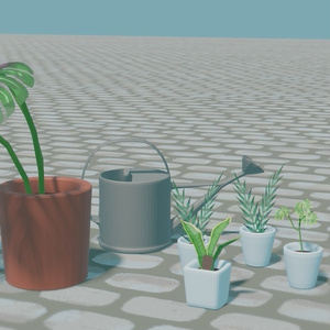 観葉植物たち(plants model)