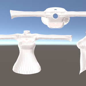 スキニング済み3D衣装「例のタートルネックセーター(胸メッシュ付)」 缩略图 4