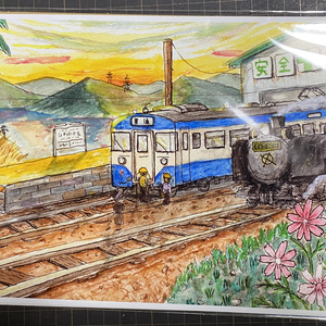 八枚組B5版複製原画「風景セレクション」（絵解き付き）
