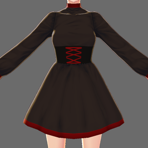 [RWBY] Ruby Rose dress texture