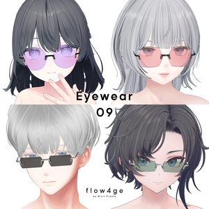 Eyewear 09【VRChat想定】