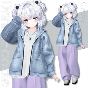 Denim Hoodie【25アバターセミ対応】 缩略图 17