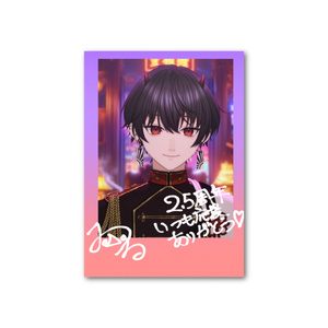 望月充　チェキ風カード（2.5周年記念）
