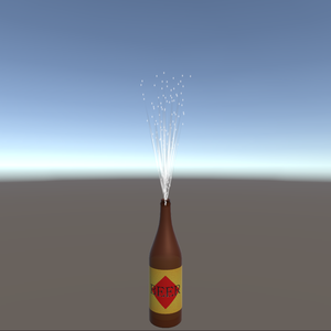 [Unity・VRChat向け] ビールかけができるビール瓶