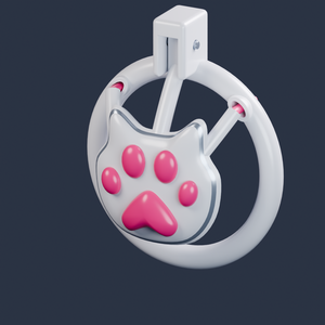 猫耳・肉球の貞操帯｜Cat Paw Chastity Cage【3Dモデル／3配色／Unity 6・Blender・FBX】