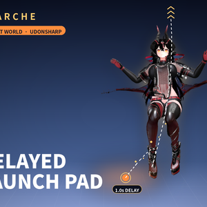 [VRC/Udon] Delayed Launch Pad
