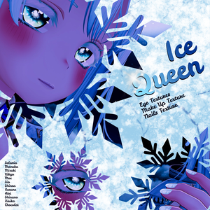 [12 Avatars] Ice Queen Eye, MakeUp and Nails Textures