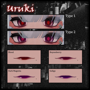 [12 Avatars] Delirium Eyes and Make Up Textures 缩略图 23