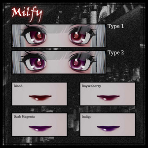 [12 Avatars] Delirium Eyes and Make Up Textures 缩略图 11
