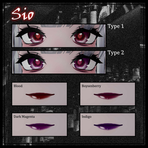 [12 Avatars] Delirium Eyes and Make Up Textures 缩略图 21