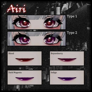 [12 Avatars] Delirium Eyes and Make Up Textures 缩略图 3