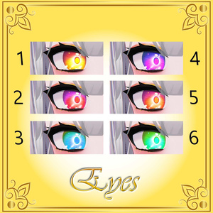[10 Avatars] Rising Sun Eyes and Make Up Textures 缩略图 6