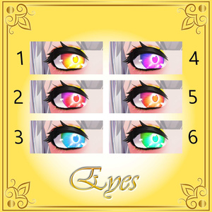 [10 Avatars] Rising Sun Eyes and Make Up Textures 缩略图 3