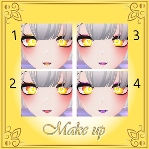 [10 Avatars] Rising Sun Eyes and Make Up Textures 缩略图 22