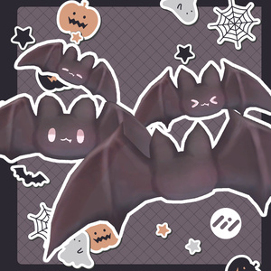 [PhysBone Compatible] Bat Accessory