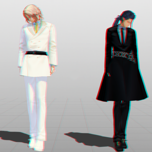 【MMDモデル】第一王子主従ver2【悪役令嬢の中の人】