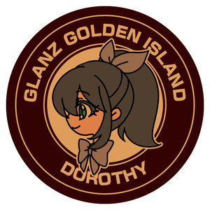 【オリジナル】Glanz 黄金の島ドロシーコルクコースター