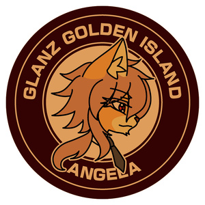 【オリジナル】Glanz 黄金の島アンジェラコルクコースター