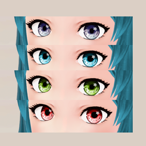 【VRoid】瞳テクスチャ23色セット