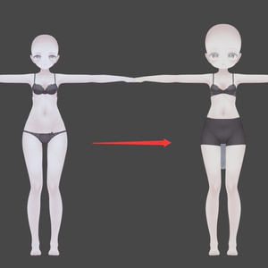 【エク, Eku】Eku Face Blendshapes Project：Eku Loli-fication エクロリ化計画 eku03 缩略图 11