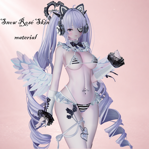 【汎用型】Snow Rosé Skinマテリアル　liltoon poitoon対応