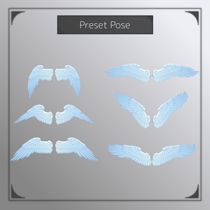 【VR使用想定3Dモデル】翼 -basic wing- 缩略图 5