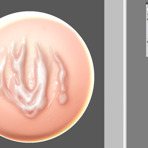 Photoshop_謎の白い液体スタイル #Photoshop